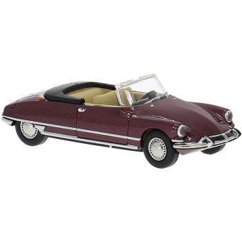 Citroen DS Cabrio offenes Verdeck, Chapron, dunkelrot metallic, Baujahr 1963