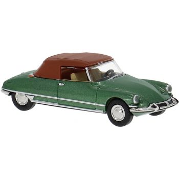 Citroen DS Cabrio mit geschlossenem Verdeck, Chapron, grün metallic mit braunem Verdeck, Baujahr 1963