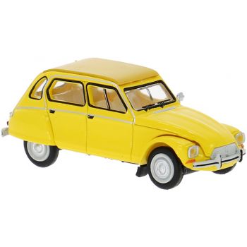 Citroen Dyane mit geschlossenem Rolldach, gelb, Frankreich, Baujahr 1976