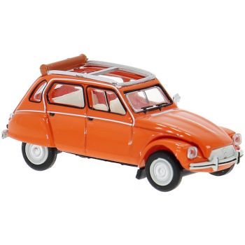 Citroen Dyane, offen, orange