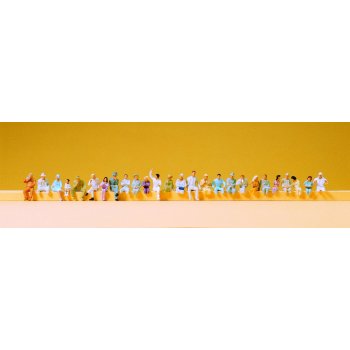 Busfahrer und Fahrgäste (26 Figuren)