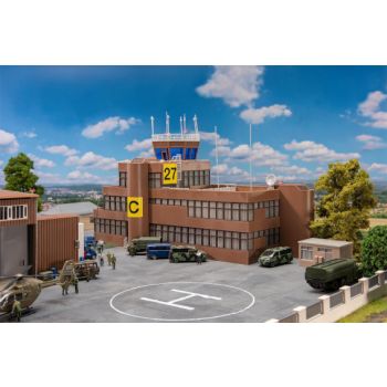Towergebäude Flughafen, 382x157x283 mm , Bausatz