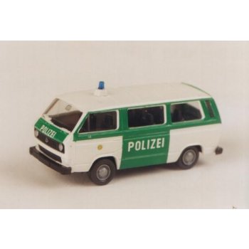 VW T3 Bus, POLIZEI, grün/weiß
