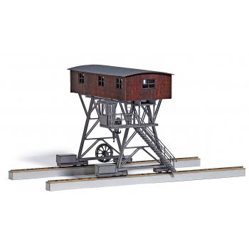 Portalkran, Bausatz, Größe: 12,7 x 9,6 x 10,4 cm, Größe der Laufschiene: 22,6 x 1 x 1 cm, Durchfahrtsbreite: max. 7,9 cm, Durchfahrtshöhe: max. 7 cm