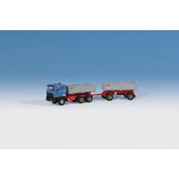 DAF Kipperhängerzug, blau/grau