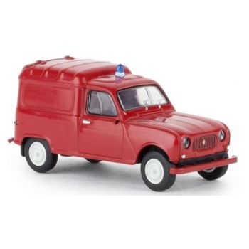 Renault R4, Feuerwehr, rot