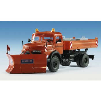 Mercedes-Benz Rundhauber mit Spitzpflug Schmidt