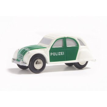Citroen 2 CV (Ente), POLIZEI, weiß/grün, piccolo