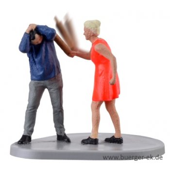 Frau mit Nudelholz, bewegt, Elektronik-Artikel