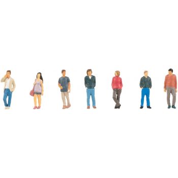 Jugendliche auf der Straße, 7 Figuren