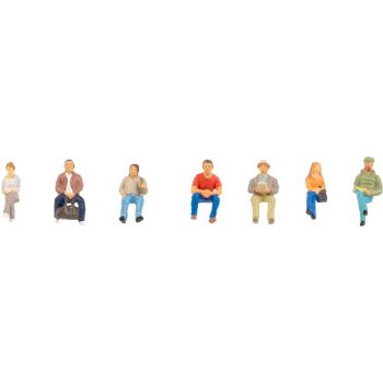 Sitzende Personen I, 7 Figuren