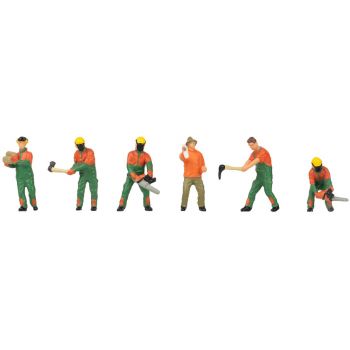 Waldarbeiter mit moderner Ausrüstung