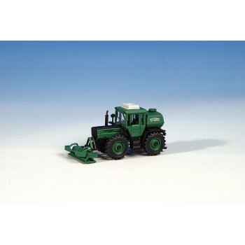 MB Trac mit Plattenverdichter, Schwarzbau