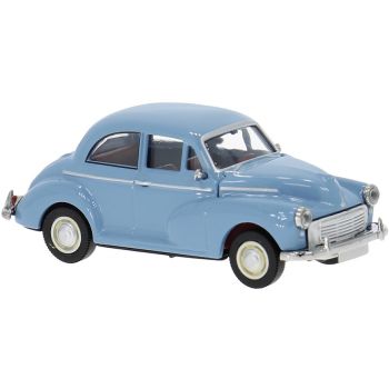 Morris Minor 1000, in hellblau, Baujahr 1956