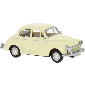 Morris Minor 1000, pastellgelb, Baujahr 1956