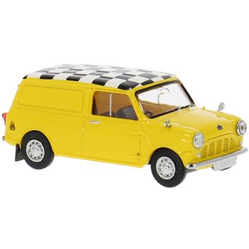 Austin Mini Countryman, gelb, Checkered Flag, Baujahr 1960