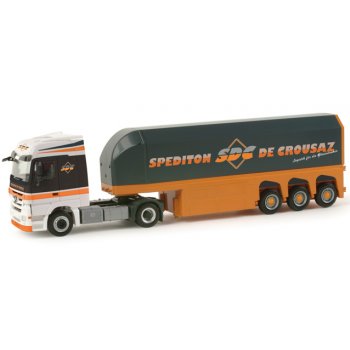 Mercedes-Benz Actros LH 08 Glastransporter-Sattelzug, Interliner/De Crousaz (A)