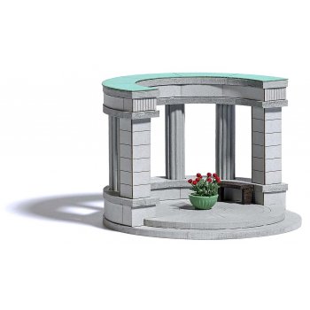 Säulenbogen, Bausatz, Größe: 6 x 6 x 4,2 cm