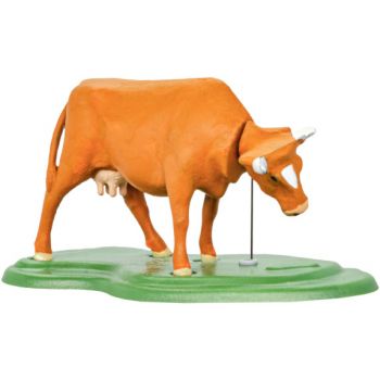 Rind mit bewegtem Kopf, braun, mit Unterflurantrieb