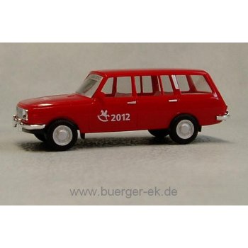 Wartburg 353 Tourist, HERPA IAA 2012, rot (Messemodell 2012)