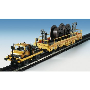 Zweiwege Unimog mit Zug-u.Schubrahmen u.Wg.