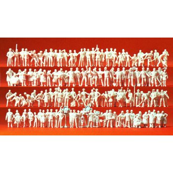 Verschiedene Berufe, 120 UNBEMALTE Figuren