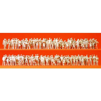 Passanten/Zuschauer 130 UNBEMALTE Figuren