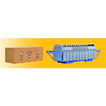 Ladegut Castorbehälter und Holzkiste, Bausatz