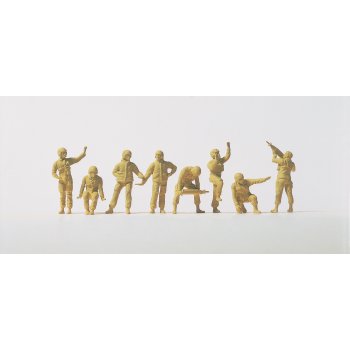 Panzerbesatzungen, US Army 2000, 8 UNBEMALTE Figuren