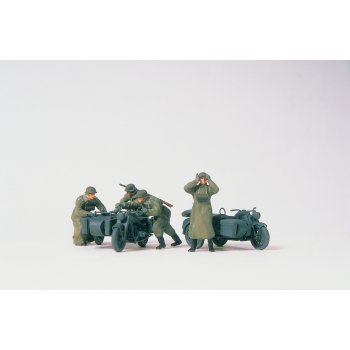 Kradschützen schiebend, Mot.Zündapp KS750, Bausatz