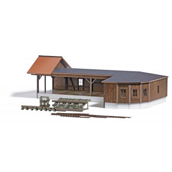 Sägewerk, Bausatz, Größe: 30 x 18,2 x 9,4 cm