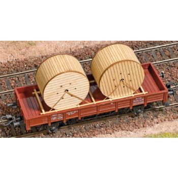 Ladegut Holzkabeltrommeln, 2 Kabeltrommeln aus echtem Holz