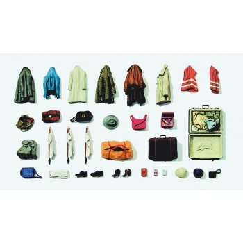 Kleidungsstücke, Warnwesten, Taschen etc., Bausatz