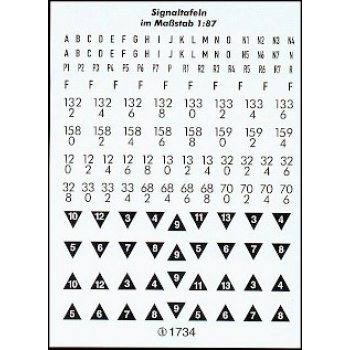 Signaltafeln der DB, V