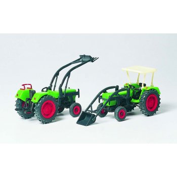 Schlepper Deutz D 6202 mit Baas-Lader, 2 Stück - Bausatz