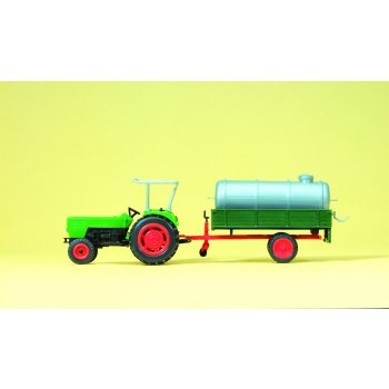 Deutz D 6206 Acherschlepper mit Güllefaß auf Einachsanhänger