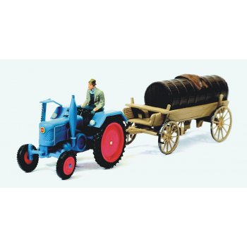 Lanz D 2416 Ackerschlepper mit Jauchewagen, Fertigmodell