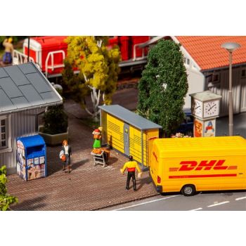 2 Packstationen DHL, Bausatz, Größe: 50 x 15 x 27 mm
