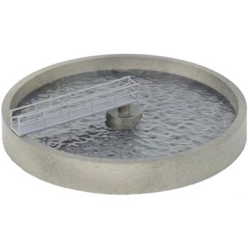 Rundklärbecken, Größe Durchmesser 142 x 31 mm, Bausatz