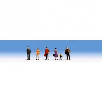 Passanten, 6 Figuren