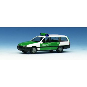 Opel Omega Caravan der Polizei, grün/weiß