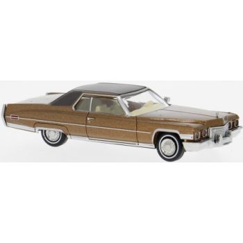 Cadillac de Ville Coupe, braun metallic, mit dunkelbraunem Dach, Baujahr 1972