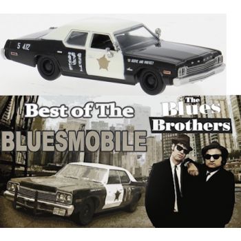 Dodge Monaco Bluesmobil, The Blues Brothers, schwarz/weiß, 