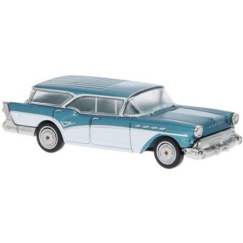 Buick Century Caballero, dunkeltürkismetallic/weiß, Baujahr 1957