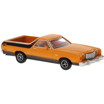 Ford Ranchero GT in orange mit schwarzem Dekor, Baujahr 1977