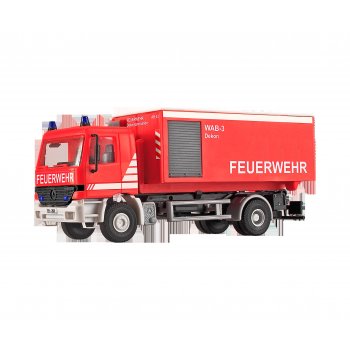 Mercedes-Benz Actros Wechsellader mit Atemschutzabrollcontainer, Feuerwehr