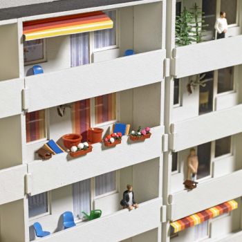 Balkon-Set, mit vielen Balkonzubehöhr, Bausatz