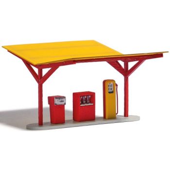 Tankstelle Minol, Bausatz 74 x 59 x 40 mm