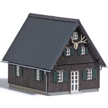 Forsthaus aus echtem Holz, Bausatz, Größe 101 x 79 x 84 mm