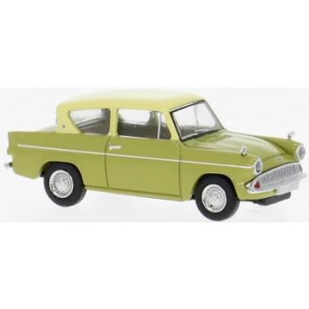 Ford Anglia, curry mit beigefarbenem Dach, Baujahr 1959
